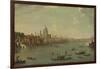 Four Views of London: the Thames Looking Towards St. Pauls-Antonio Joli-Framed Giclee Print