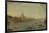 Four Views of London: the Thames Looking Towards St. Pauls-Antonio Joli-Framed Giclee Print