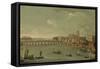 Four Views of London: the Thames Looking Towards Westminster-Antonio Joli-Framed Stretched Canvas