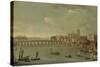 Four Views of London: the Thames Looking Towards Westminster-Antonio Joli-Stretched Canvas