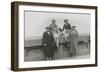 Four Women and a Dog on Holiday-null-Framed Photographic Print