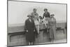 Four Women and a Dog on Holiday-null-Mounted Photographic Print