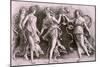Four women dancing-Andrea Mantegna-Mounted Giclee Print
