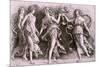 Four women dancing-Andrea Mantegna-Mounted Giclee Print
