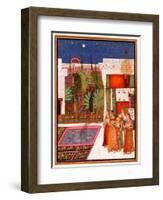 Four Women in a Palace Garden-null-Framed Giclee Print