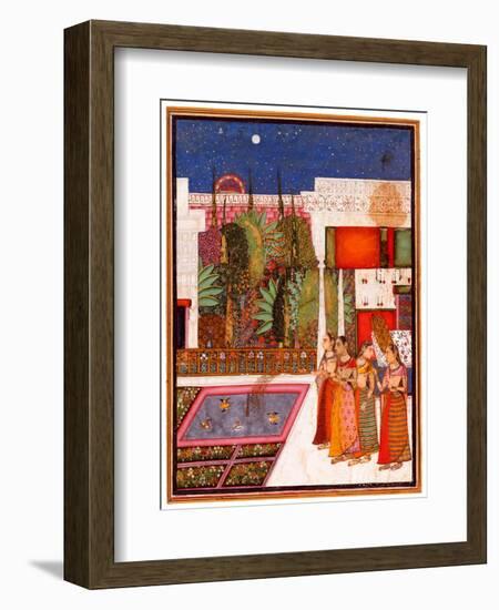 Four Women in a Palace Garden-null-Framed Giclee Print