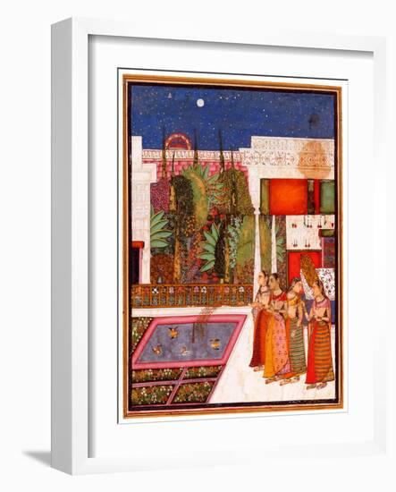 Four Women in a Palace Garden-null-Framed Giclee Print