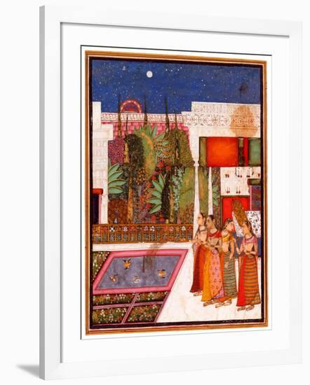 Four Women in a Palace Garden-null-Framed Giclee Print