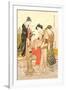 Four Women-Kitagawa Utamaro-Framed Art Print