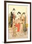 Four Women-Kitagawa Utamaro-Framed Art Print