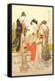 Four Women-Kitagawa Utamaro-Framed Stretched Canvas