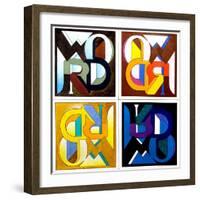 Four Words, Speechless, 2007-Jan Groneberg-Framed Giclee Print