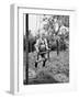 Four Year Old Boy on a Swing, Ca. 1950-null-Framed Photographic Print