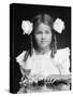 Four Year Old Girl Portrait, Ca. 1905-null-Stretched Canvas