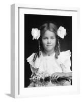 Four Year Old Girl Portrait, Ca. 1905-null-Framed Photographic Print