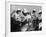 Four Young British Student Nurses Making Notes Together from Medical Textbooks-null-Framed Photographic Print