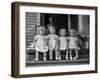 Four Young Girls Posing for Portrait including Three Triplets and a Sister. Arkansas, 1943 (Photo)-Jay Baylor Roberts-Framed Giclee Print