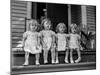 Four Young Girls Posing for Portrait including Three Triplets and a Sister. Arkansas, 1943 (Photo)-Jay Baylor Roberts-Mounted Giclee Print