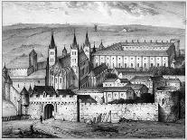 The Saint-Germain-Des-Pres Abbey-Fourquemin and Nousveaux-Stretched Canvas