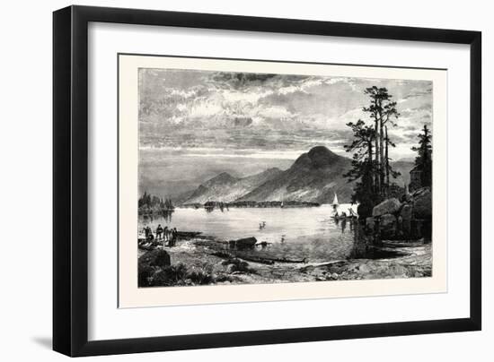 Fourteen-Mile Island, Lake George, USA-null-Framed Giclee Print