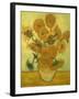 Fourteen Sunflowers in a Vase, 1889-Vincent van Gogh-Framed Giclee Print