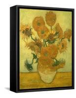 Fourteen Sunflowers in a Vase, 1889-Vincent van Gogh-Framed Stretched Canvas