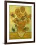 Fourteen Sunflowers in a Vase, 1889-Vincent van Gogh-Framed Giclee Print