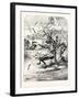 Fourteenth Century Chivalry Breaking a Lance in the Lists-null-Framed Giclee Print