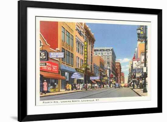 Fourth Avenue, Louisville, Kentucky-null-Framed Premium Giclee Print