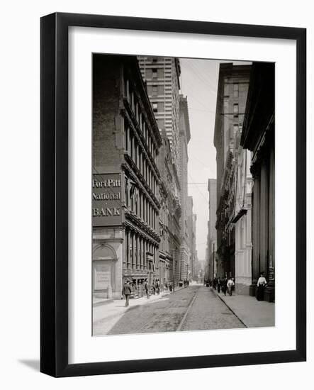 Fourth Avenue, Pittsburg, Pa.-null-Framed Photo