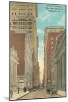 Fourth Avenue, Pittsburgh, Pennsylvania-null-Mounted Art Print