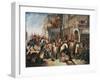 Fourth Dragoon Guards Leaving For the Crimean War, c.1854-null-Framed Giclee Print