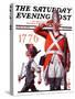 "Fourth of July, 1776," Saturday Evening Post Cover, June 30, 1923-Joseph Christian Leyendecker-Stretched Canvas