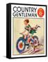 "Fourth of July Bike Ride," Country Gentleman Cover, July 1, 1934-John Drew-Framed Stretched Canvas