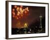 Fourth of July Fireworks from the Space Needle, Seattle, Washington, USA-Jamie & Judy Wild-Framed Photographic Print