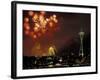 Fourth of July Fireworks from the Space Needle, Seattle, Washington, USA-Jamie & Judy Wild-Framed Photographic Print