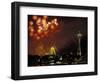 Fourth of July Fireworks from the Space Needle, Seattle, Washington, USA-Jamie & Judy Wild-Framed Photographic Print