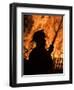 Fourth of July Holiday Bonfire, Rockport, Massachusetts, USA-Walter Bibikow-Framed Photographic Print
