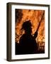 Fourth of July Holiday Bonfire, Rockport, Massachusetts, USA-Walter Bibikow-Framed Photographic Print