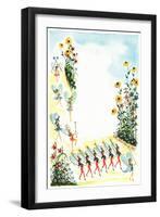 Fourth of July - Jack & Jill-Susan Carlton Smith-Framed Giclee Print