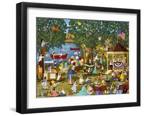 Fourth of July Lake-Sheila Lee-Framed Giclee Print