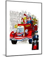 Fourth of July Parade - Jack & Jill-null-Mounted Giclee Print