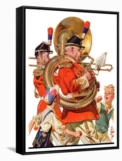 "Fourth of July Parade,"July 1, 1933-Joseph Christian Leyendecker-Framed Stretched Canvas