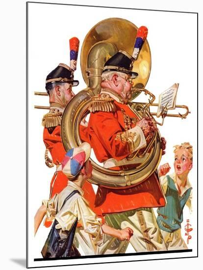 "Fourth of July Parade,"July 1, 1933-Joseph Christian Leyendecker-Mounted Giclee Print