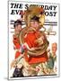 "Fourth of July Parade," Saturday Evening Post Cover, July 1, 1933-Joseph Christian Leyendecker-Mounted Giclee Print