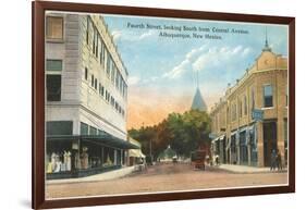 Fourth Street, Albuquerque, New Mexico-null-Framed Art Print