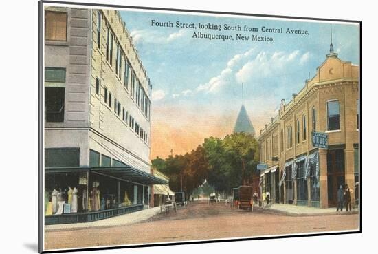 Fourth Street, Albuquerque, New Mexico-null-Mounted Art Print