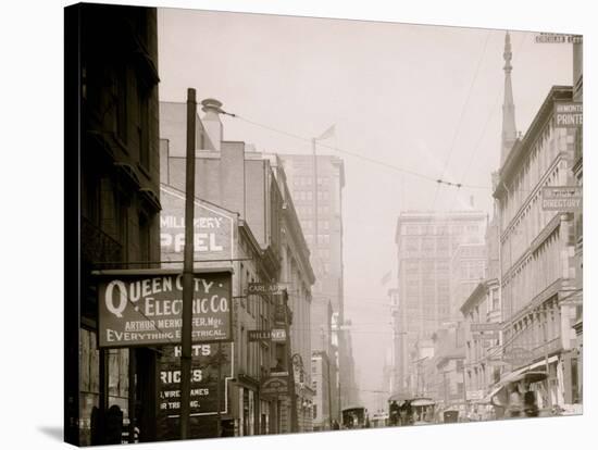 Fourth Street, Cincinnati, Ohio-null-Stretched Canvas