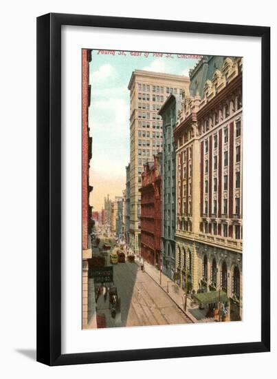 Fourth Street, Cincinnati, Ohio-null-Framed Art Print