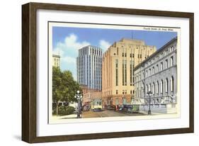 Fourth Street, St. Paul, Minnesota-null-Framed Art Print